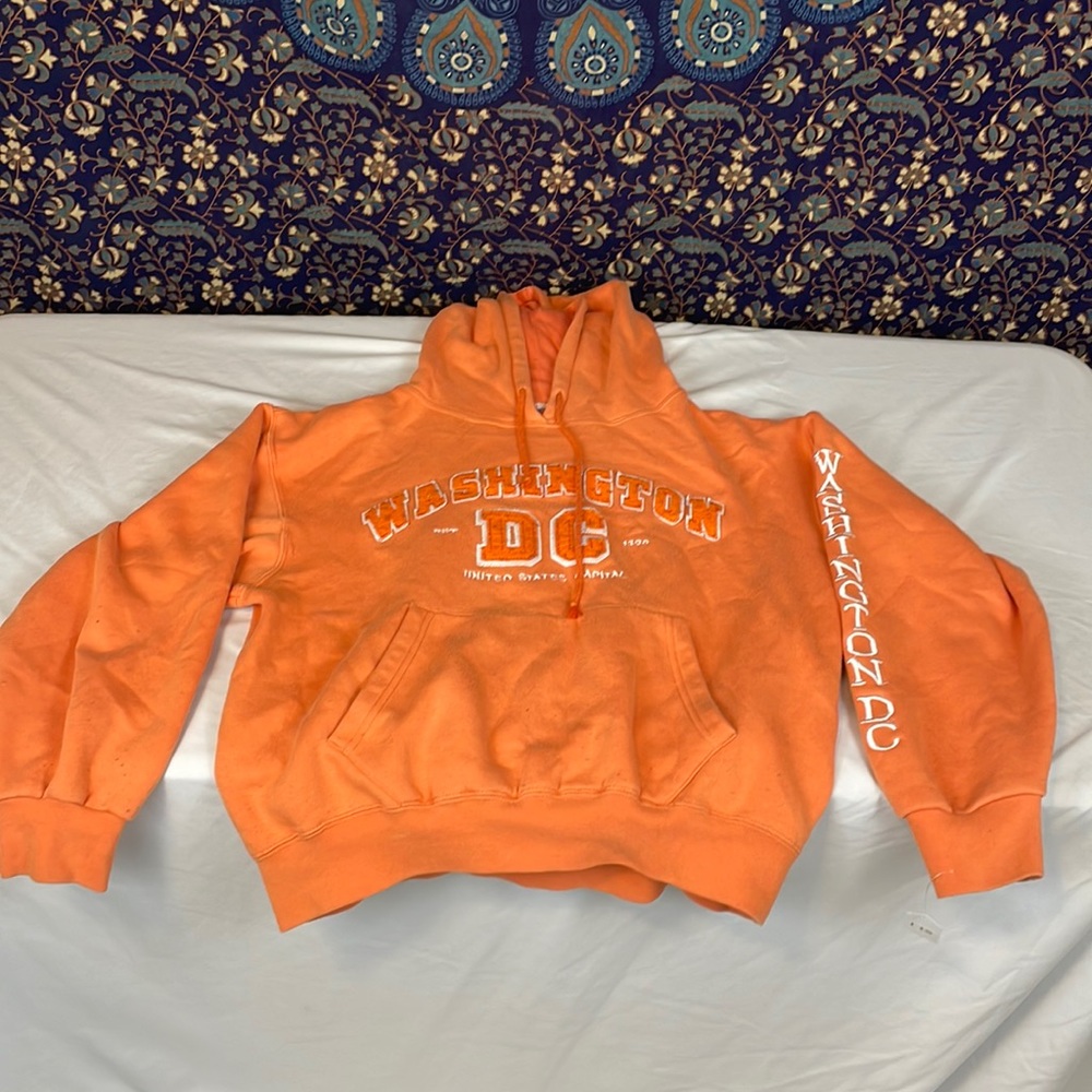 Orange tourists Washington DC hoodie